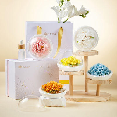 Ready To Ship In Stock Ceramic Candle Holders Fragrance Essential Oil In Custom Shapes And Colors As Gift Home decoration