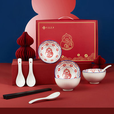 Ready To Ship In Stock Customized Ceramic Bowl Set For Any Occasion And Personalized Tableware